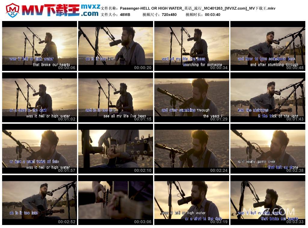 Passenger-HELL OR HIGH WATER_英语_流行_MC401263